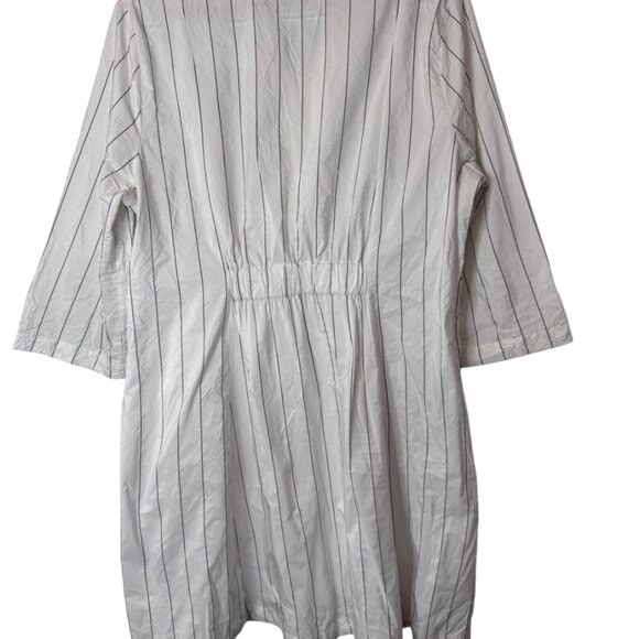 Chalet Et Ceci white striped button-up jacket US M - Picture 3 of 7